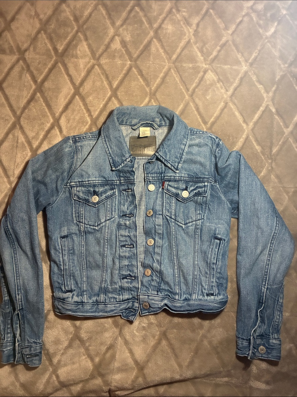 Levi's Women's Medium Blue Denim Trucker Jacket Size Small